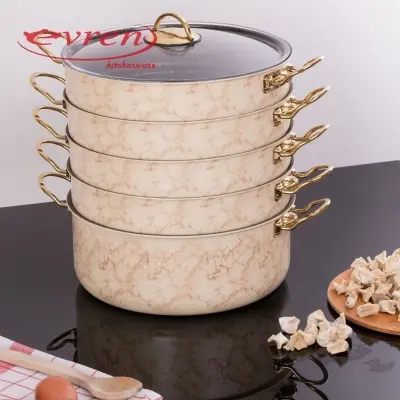 Cream Marble Steamer